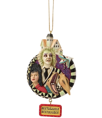 Jim Shore Beetlejuice Group Hanging Ornament