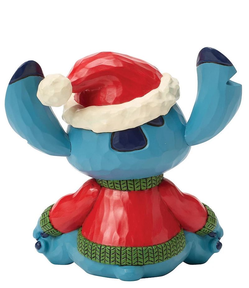 Jim Shore Disney Traditions Battery-Operated Light-Up Stitch In Ugly Sweater Limited Edition Figurine