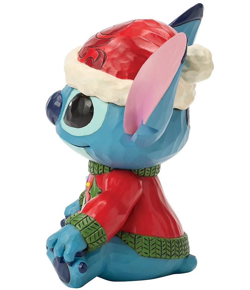 Jim Shore Disney Traditions Battery-Operated Light-Up Stitch In Ugly Sweater Limited Edition Figurine