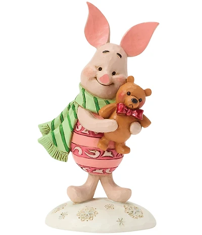 Jim Shore Disney Traditions Christmas Piglet Miniature Figurine
