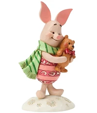 Jim Shore Disney Traditions Christmas Piglet Miniature Figurine