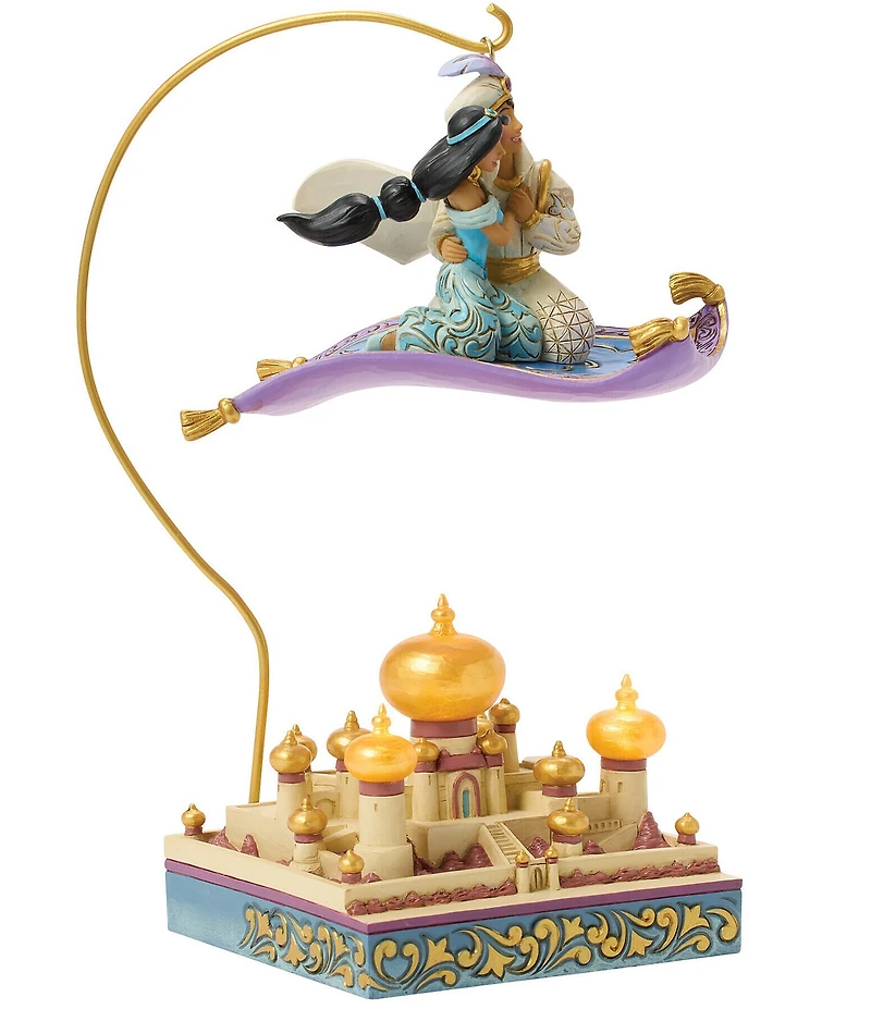 Jim Shore Disney Traditions Collection Aladdin & Jasmine Magic Carpet #double;Magic in the Moonlight#double; Figurine