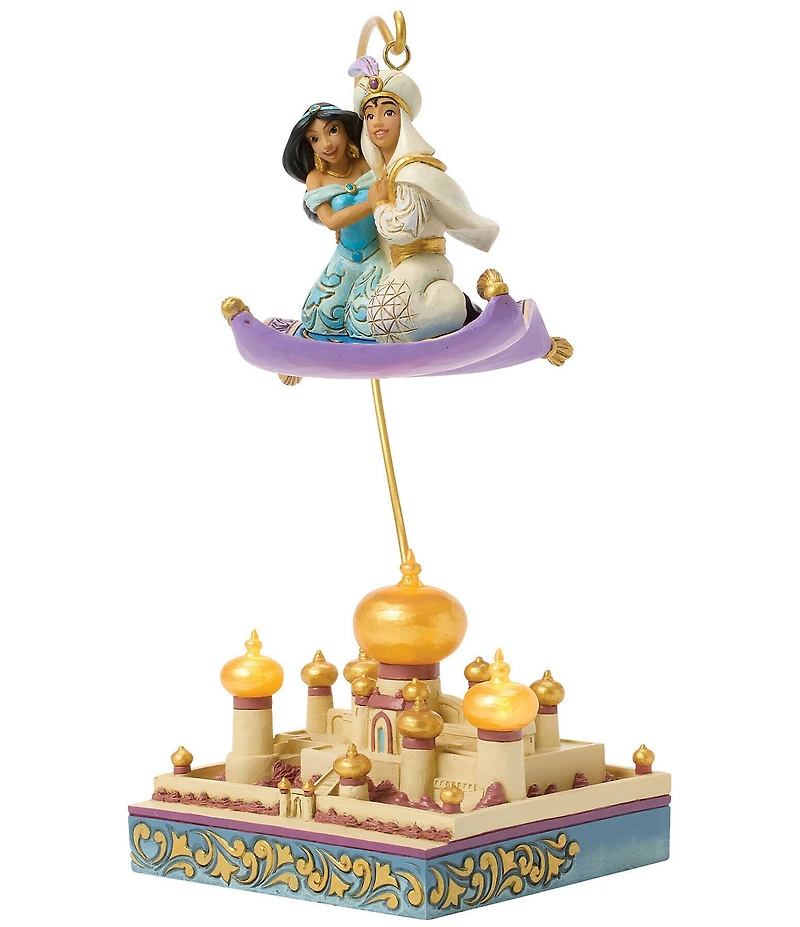 Jim Shore Disney Traditions Collection Aladdin & Jasmine Magic Carpet #double;Magic in the Moonlight#double; Figurine