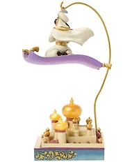 Jim Shore Disney Traditions Collection Aladdin & Jasmine Magic Carpet #double;Magic in the Moonlight#double; Figurine
