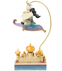Jim Shore Disney Traditions Collection Aladdin & Jasmine Magic Carpet #double;Magic in the Moonlight#double; Figurine