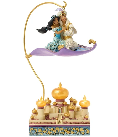 Jim Shore Disney Traditions Collection Aladdin & Jasmine Magic Carpet #double;Magic in the Moonlight#double; Figurine
