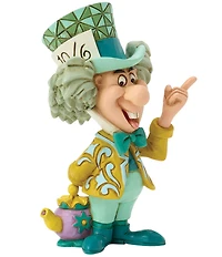 Jim Shore Disney Traditions Collection Alice in Wonderland Mad Hatter Mini Figurine