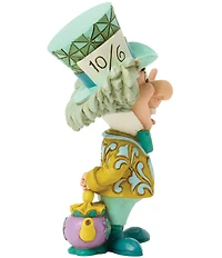 Jim Shore Disney Traditions Collection Alice in Wonderland Mad Hatter Mini Figurine