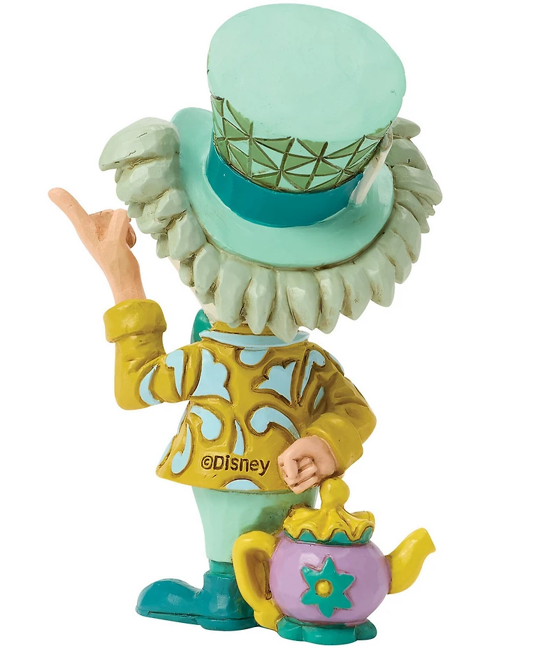 Jim Shore Disney Traditions Collection Alice in Wonderland Mad Hatter Mini Figurine