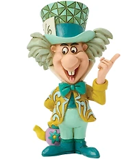 Jim Shore Disney Traditions Collection Alice in Wonderland Mad Hatter Mini Figurine