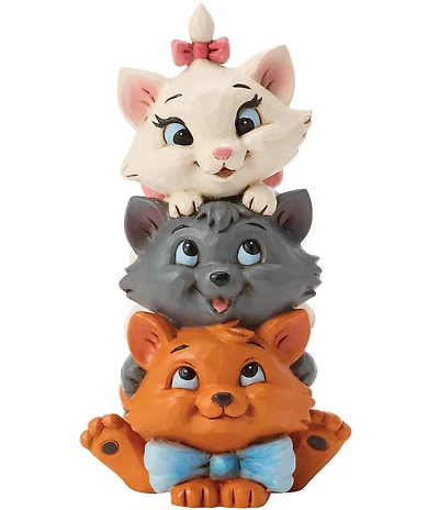 Jim Shore Disney Traditions Collection Aristocats Stacked Mini Figurine