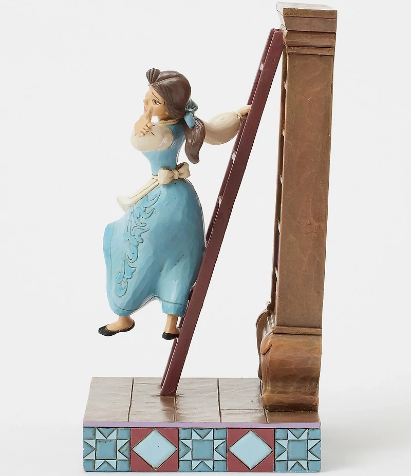 Jim Shore Disney Traditions Collection Belle with Bookshelf Figurine