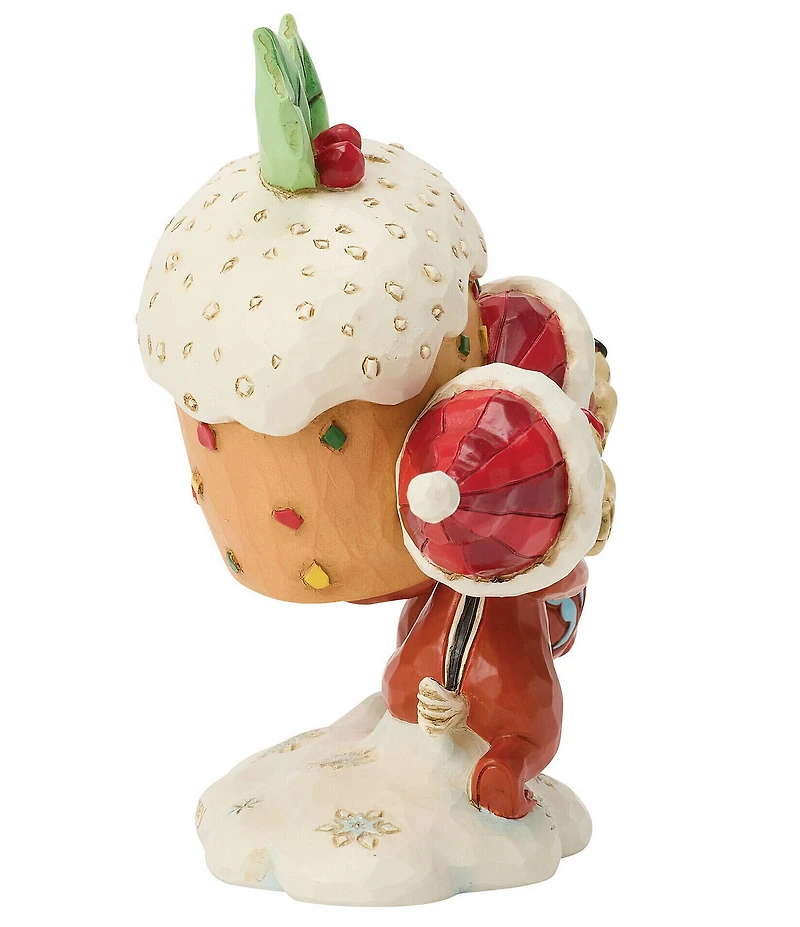 Jim Shore Disney Traditions Collection Chip & Dale Fruitcake Figurine