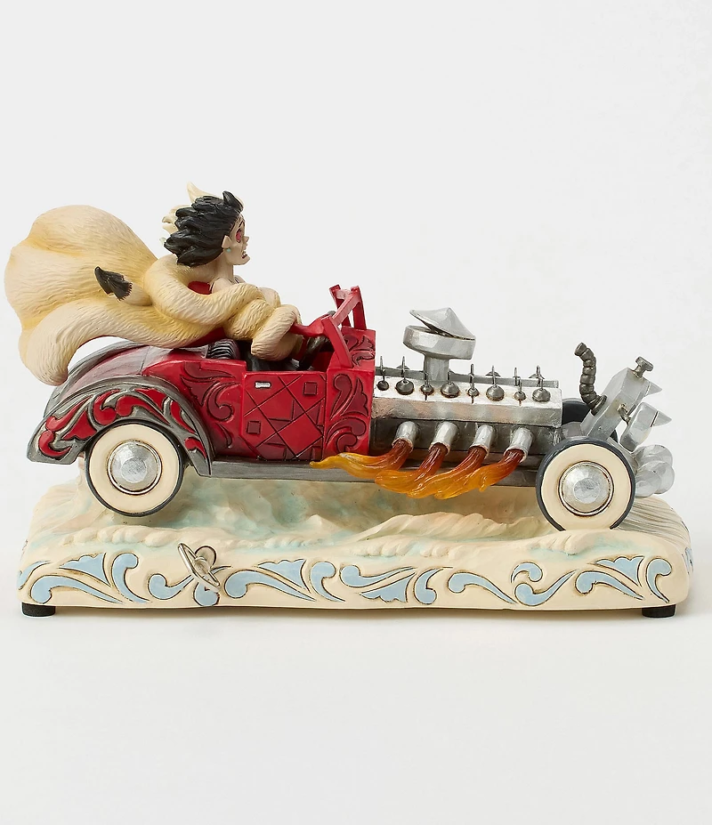 Jim Shore Disney Traditions Collection Cruella Car Scene Musical Figurine