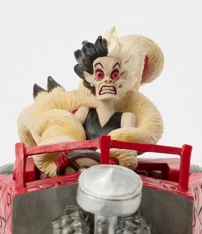 Jim Shore Disney Traditions Collection Cruella Car Scene Musical Figurine