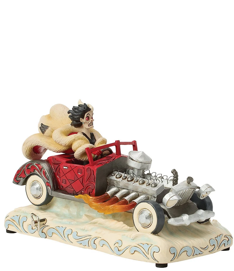 Jim Shore Disney Traditions Collection Cruella Car Scene Musical Figurine