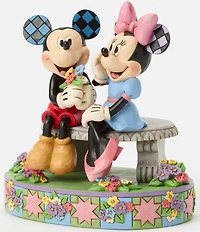 Jim Shore Disney Traditions Collection Mickey & Minnie Spring Figurine