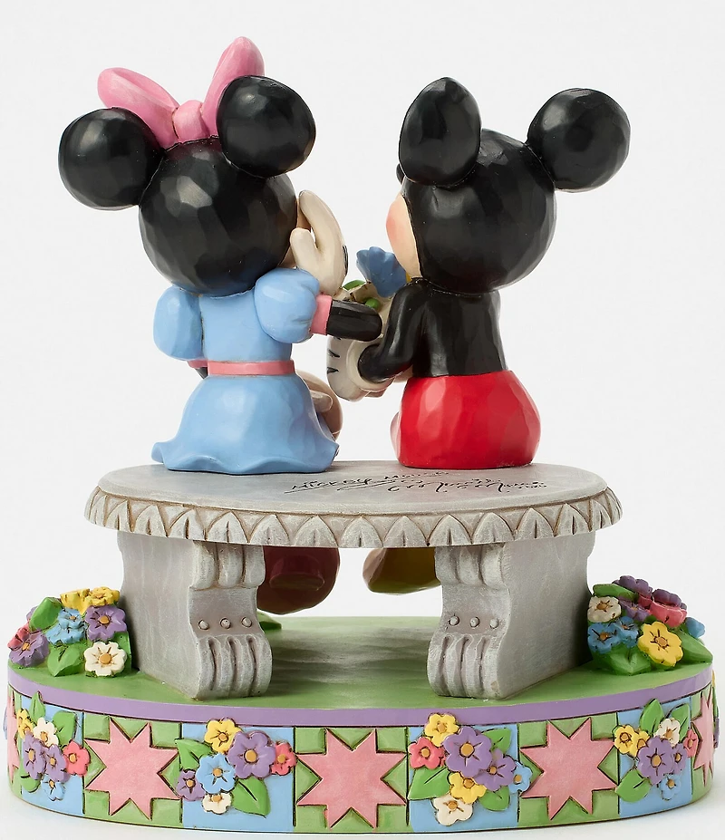 Jim Shore Disney Traditions Collection Mickey & Minnie Spring Figurine
