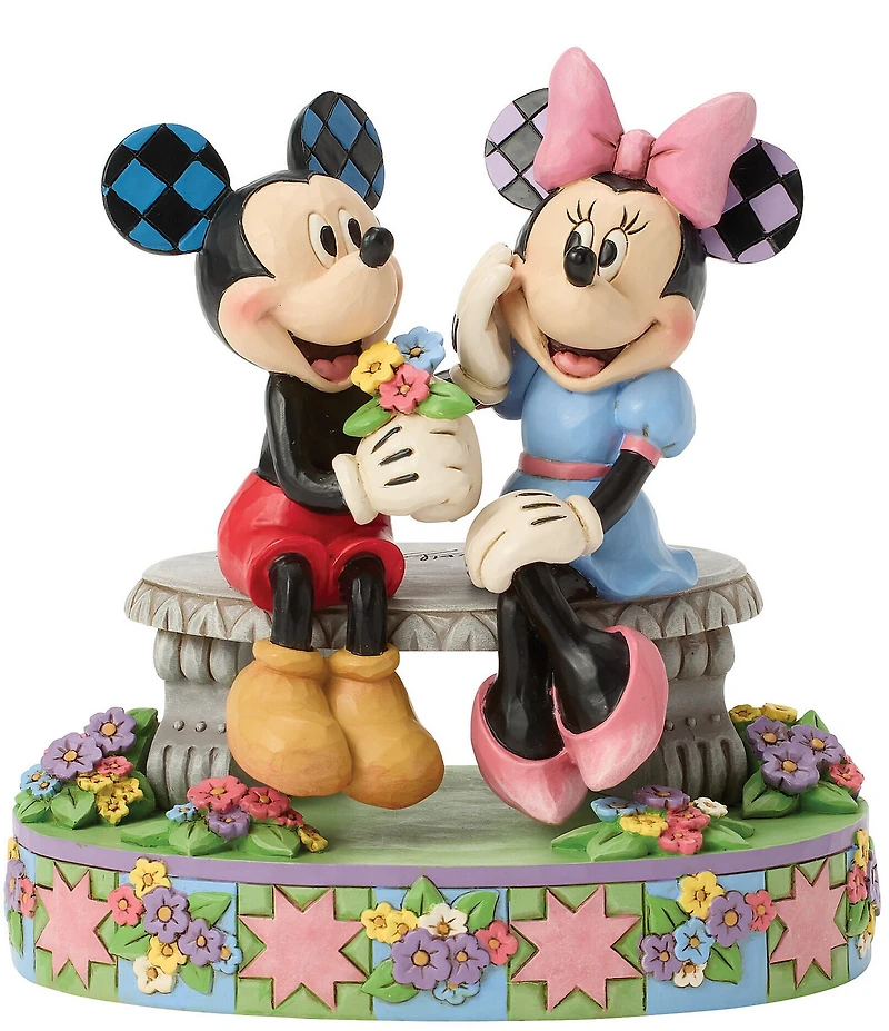 Jim Shore Disney Traditions Collection Mickey & Minnie Spring Figurine