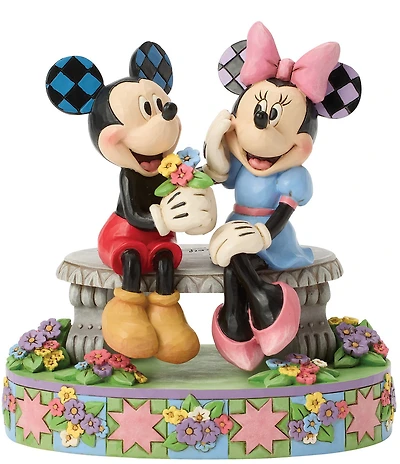 Jim Shore Disney Traditions Collection Mickey & Minnie Spring Figurine