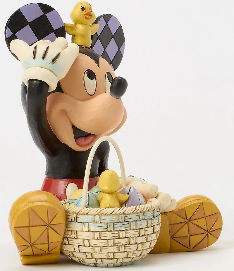 Jim Shore Disney Traditions Collection Mickey Easter Personality Figurine