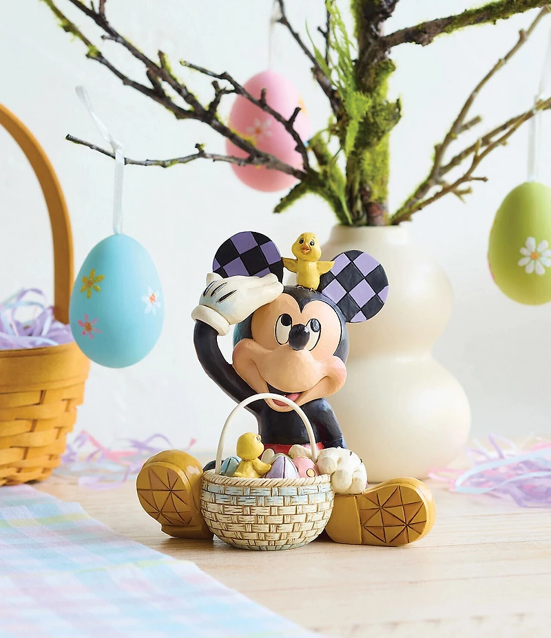 Jim Shore Disney Traditions Collection Mickey Easter Personality Figurine