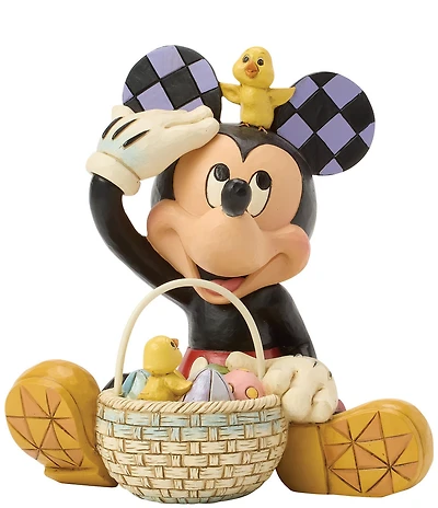 Jim Shore Disney Traditions Collection Mickey Easter Personality Figurine
