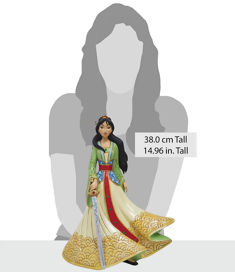 Jim Shore Disney Traditions Collection Mulan Deluxe Princess Figurine