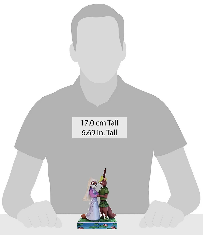 Jim Shore Disney Traditions Collection Robin Hood and Maid Marian Figurine