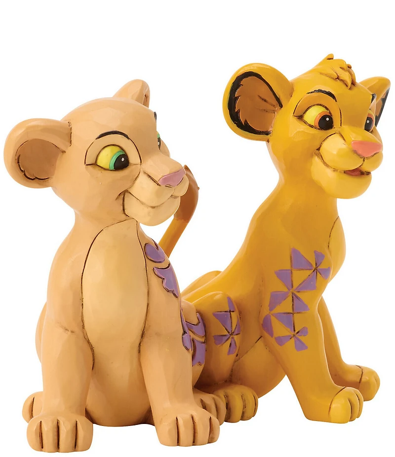 Jim Shore Disney Traditions Collection Simba & Nala Heart Tails Figurine