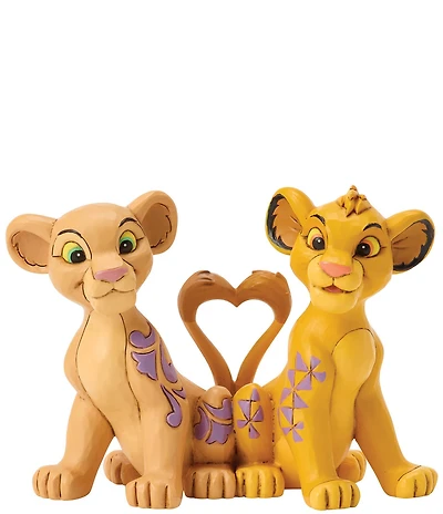 Jim Shore Disney Traditions Collection Simba & Nala Heart Tails Figurine