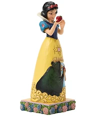 Jim Shore Disney Traditions Collection Snow White Apple With Scene #double;A Poisoned Promise#double; Figurine