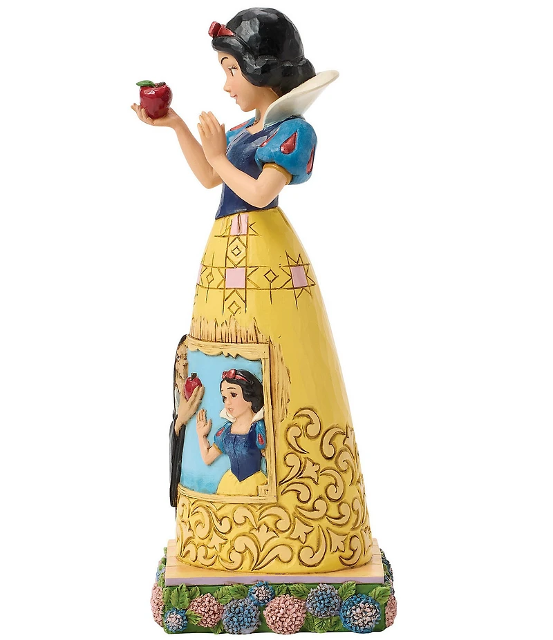 Jim Shore Disney Traditions Collection Snow White Apple With Scene #double;A Poisoned Promise#double; Figurine