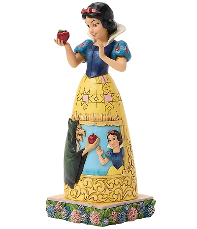 Jim Shore Disney Traditions Collection Snow White Apple With Scene #double;A Poisoned Promise#double; Figurine
