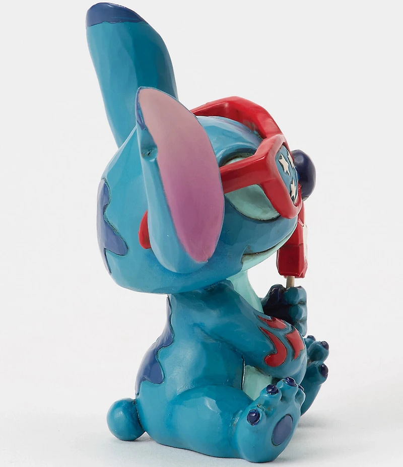Jim Shore Disney Traditions Collection Stitch Patriotic Mini Figurine