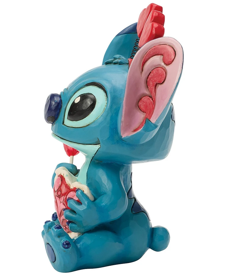 Jim Shore Disney Traditions Collection Stitch Valentine's Figurine