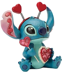 Jim Shore Disney Traditions Collection Stitch Valentine's Figurine
