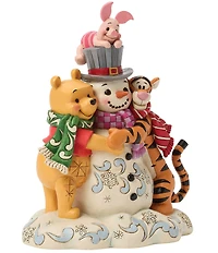 Jim Shore Disney Traditions Collection Winnie The Pooh & Friend Snowman