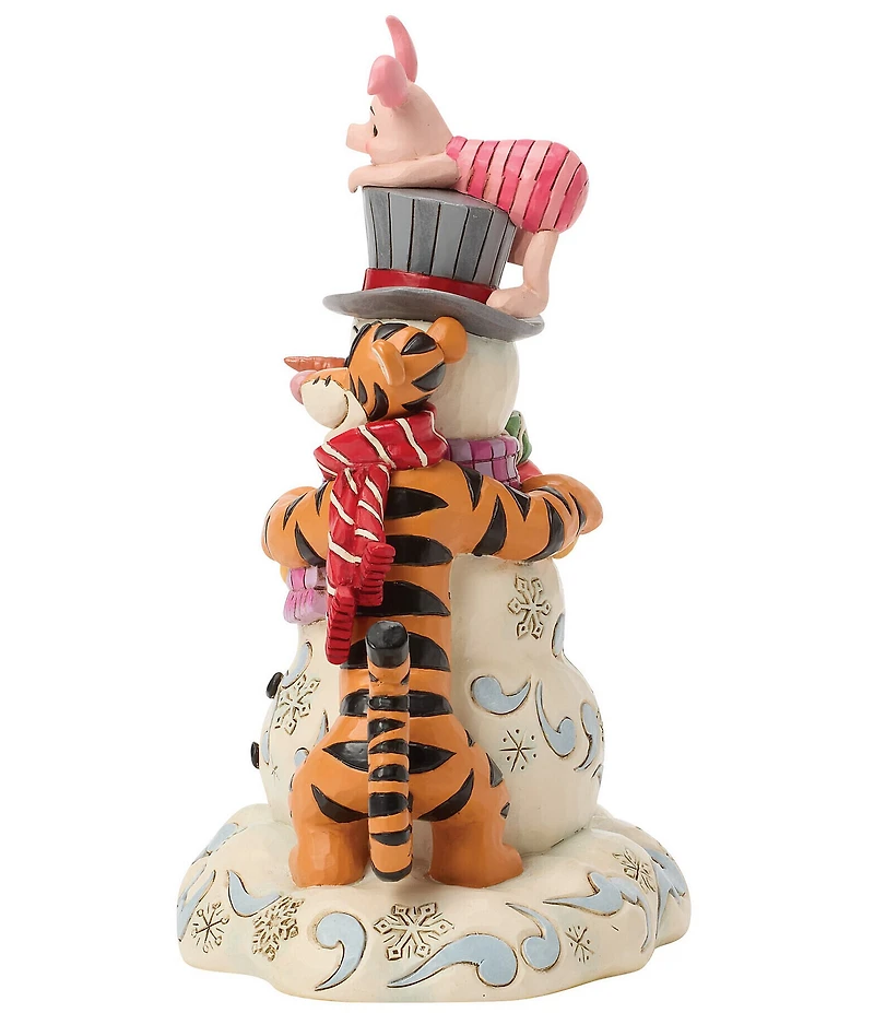Jim Shore Disney Traditions Collection Winnie The Pooh & Friend Snowman