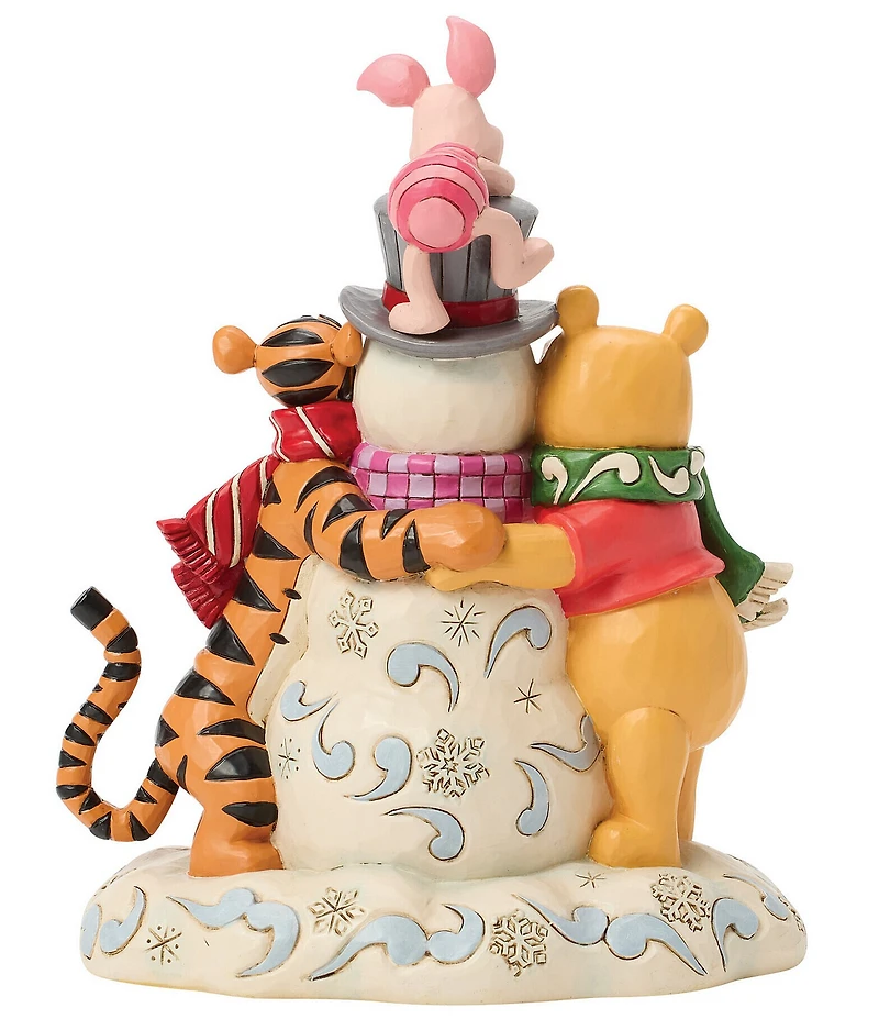 Jim Shore Disney Traditions Collection Winnie The Pooh & Friend Snowman