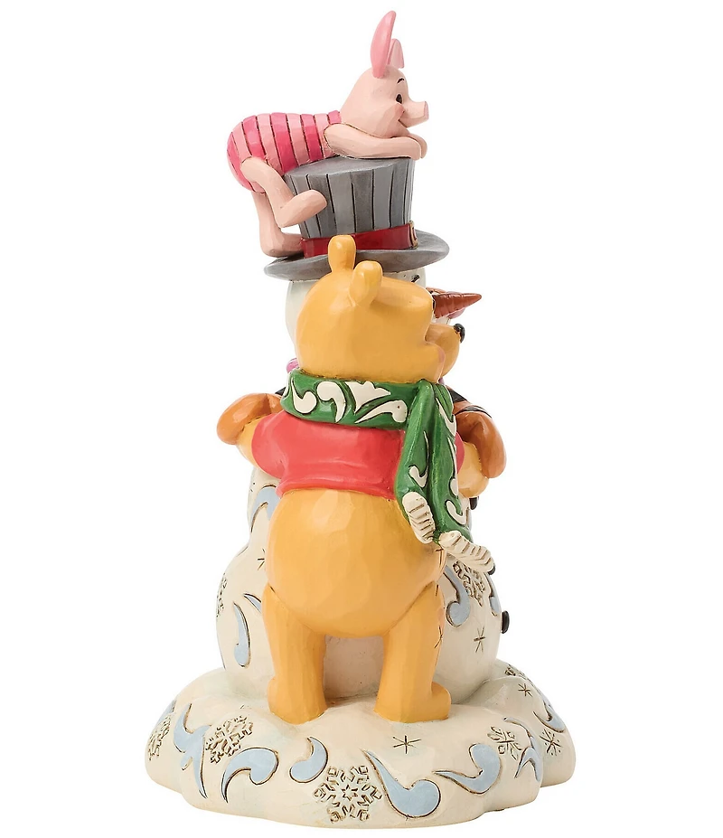 Jim Shore Disney Traditions Collection Winnie The Pooh & Friend Snowman