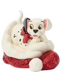 Jim Shore Disney Traditions Dalmatian In Santa Hat Miniature Figurine