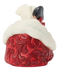 Jim Shore Disney Traditions Dalmatian In Santa Hat Miniature Figurine