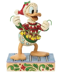 Jim Shore Disney Traditions Donald Duck With Bells Figurine