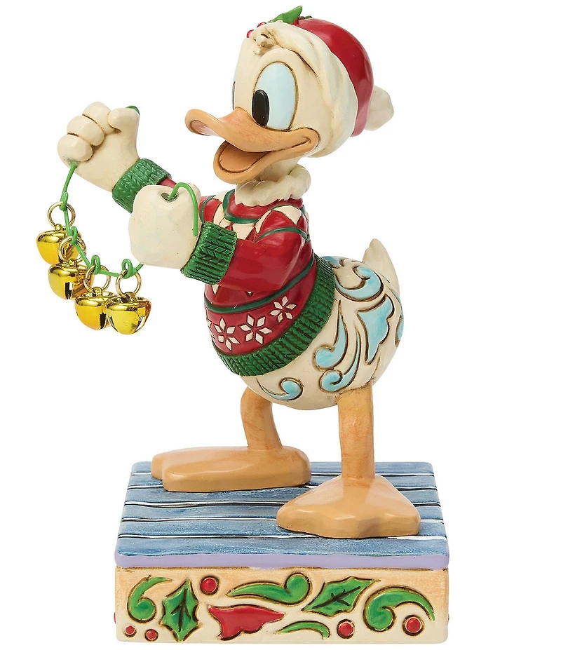 Jim Shore Disney Traditions Donald Duck With Bells Figurine