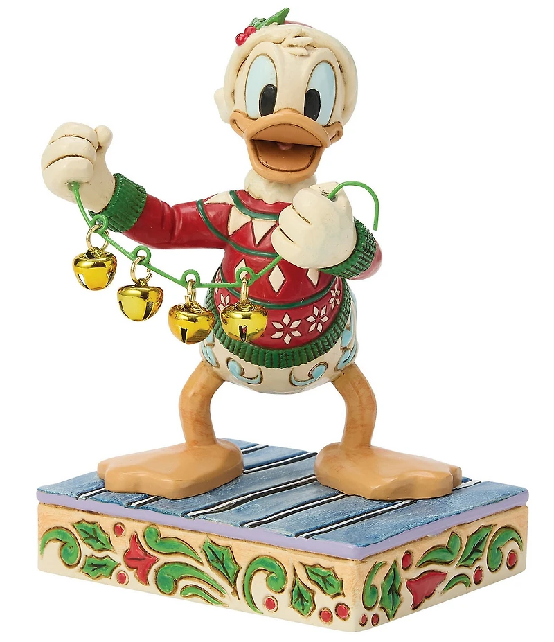 Jim Shore Disney Traditions Donald Duck With Bells Figurine