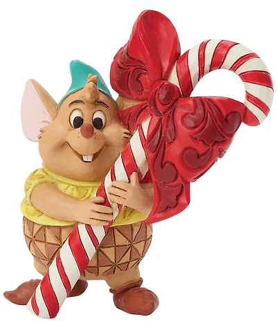 Jim Shore Disney Traditions Gus With Candy Cane Miniature Figurine