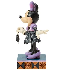 Jim Shore Disney Traditions Halloween Collection Minnie Spider Dress #double;Web-tastic Halloween#double; Figurine
