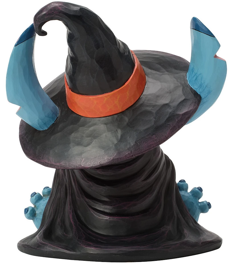 Jim Shore Disney Traditions Halloween Collection Stitch with Jack-O-Lantern #double;Witchy Stitch#double; Figurine