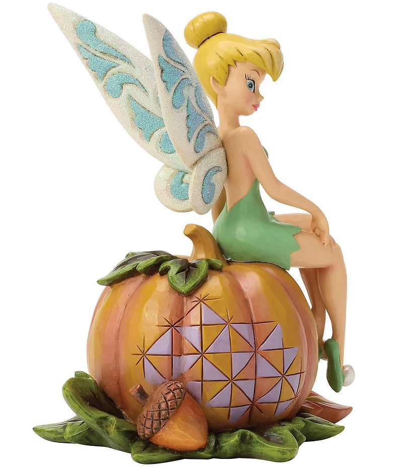 Jim Shore Disney Traditions Halloween Collection Tinker Bell #double;Pumpkin Patch Pixie#double; Figurine